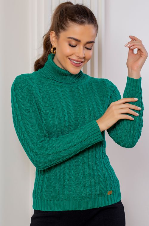 Blusa Tricot Green Tranças