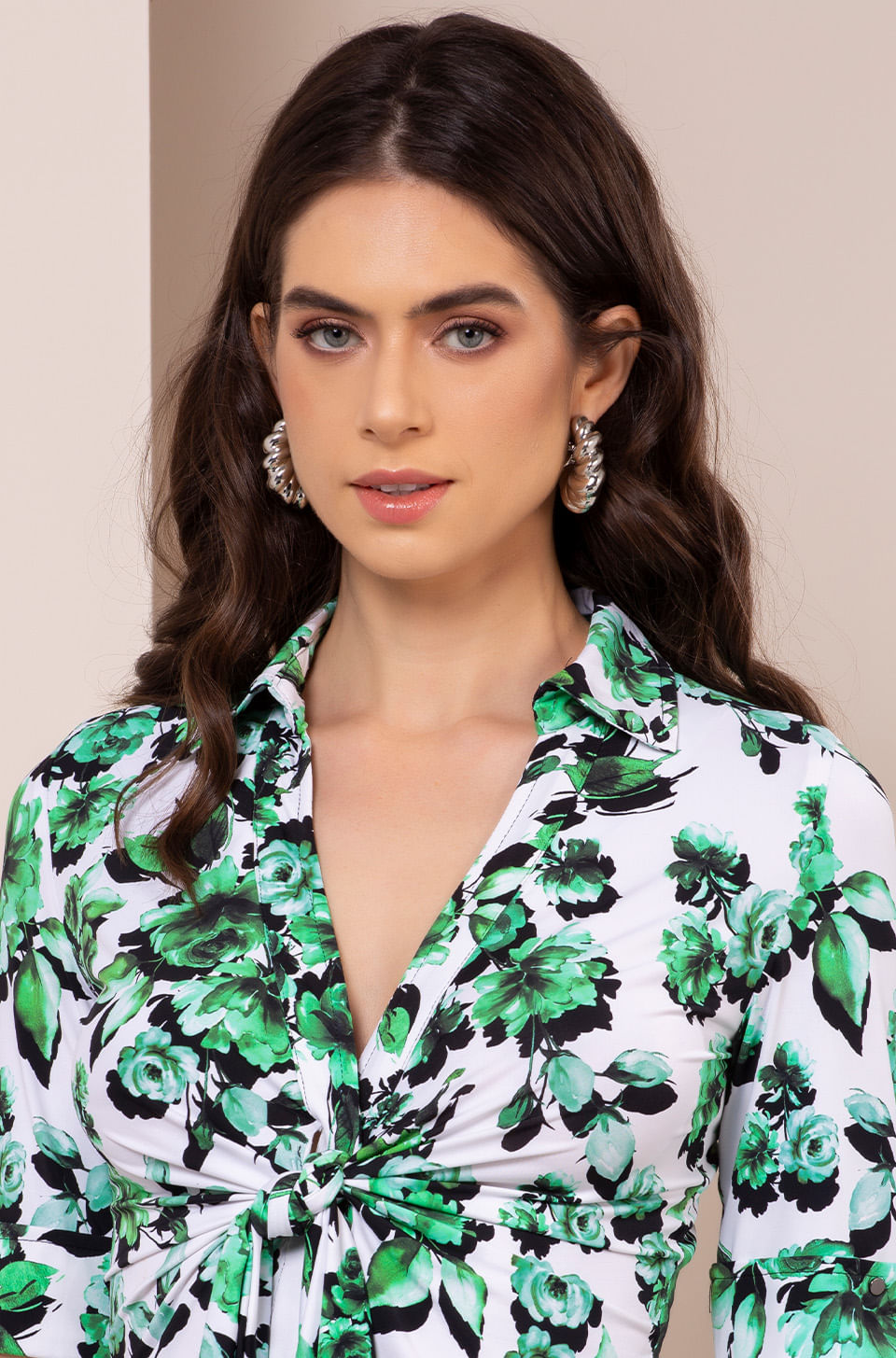 Camisa de Moda Contti Blue Floral main image 1