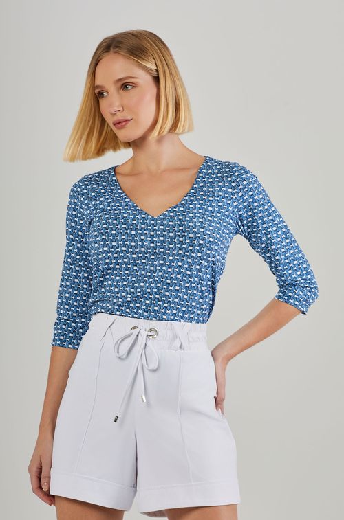 Blusa Elos Diamond Blue