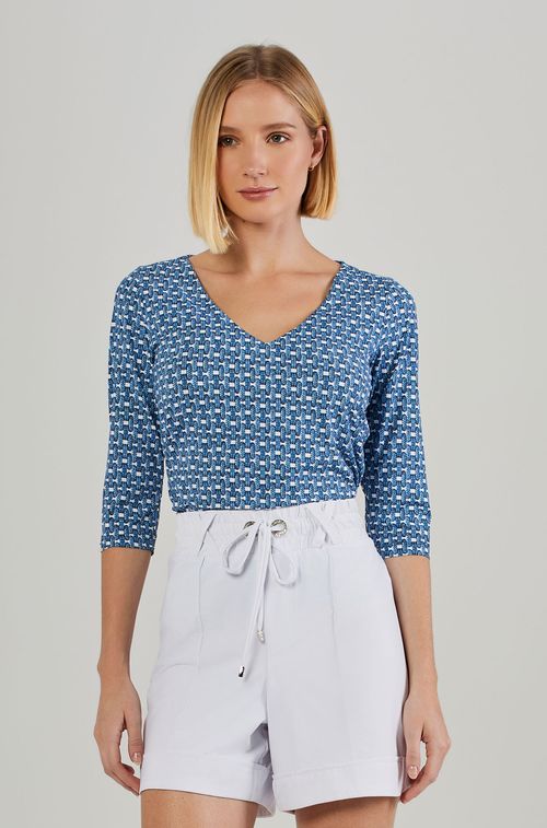 Blusa Elos Diamond Blue