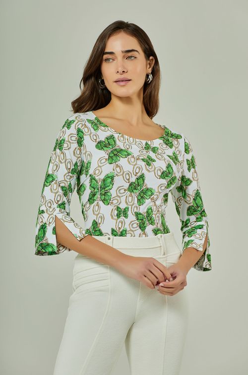 Blusa Butterfly Green