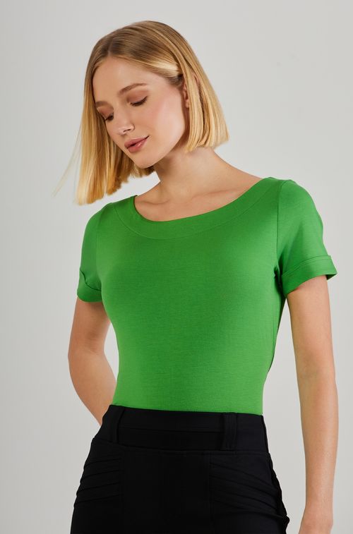 Blusa Milão Pistache Basic