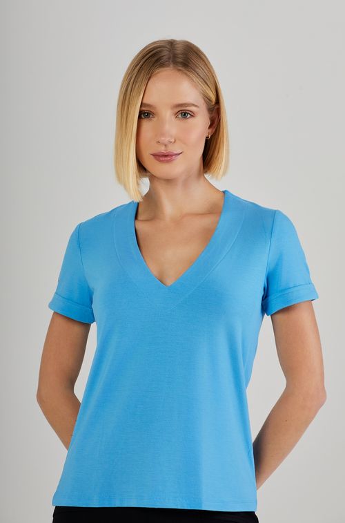 Blusa Milão Blue Basic