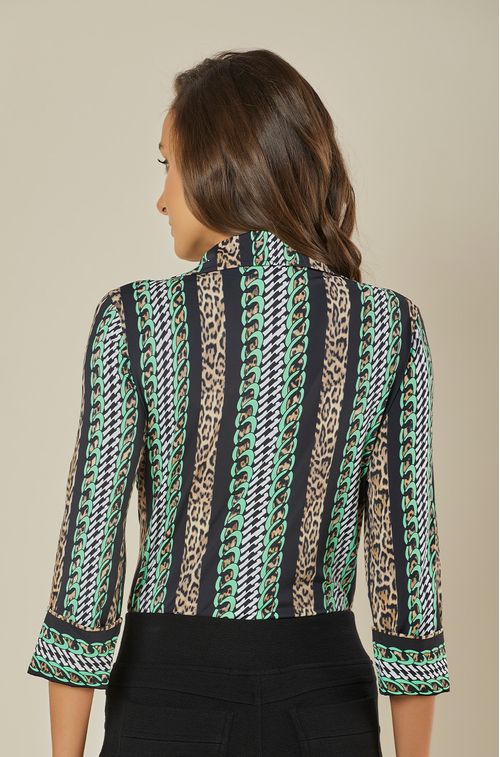 Camisa Liens Green Tiger