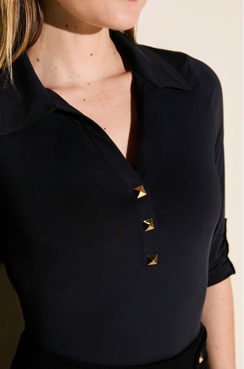 Polo Black Spikes Gold