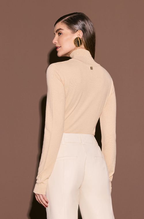 Blusa Tricot Almond