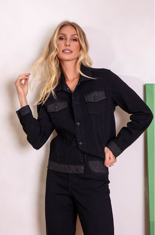 Jaqueta Black com Lurex