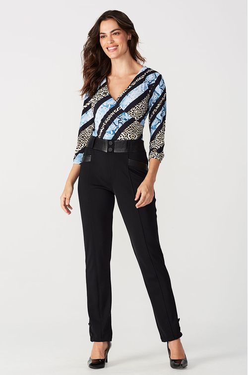 Calça Montaria Black Pesponto