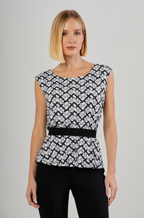 Blusa Geometrique