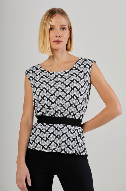 Blusa Geometrique