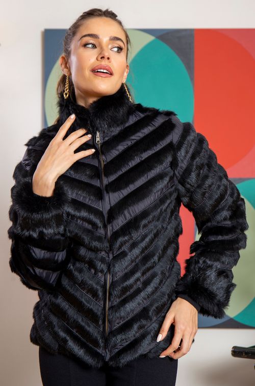Jaqueta Double Pele Black