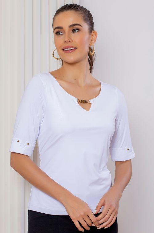 Blusa White com Bambu