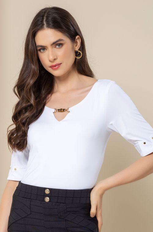 Blusa White com Bambu