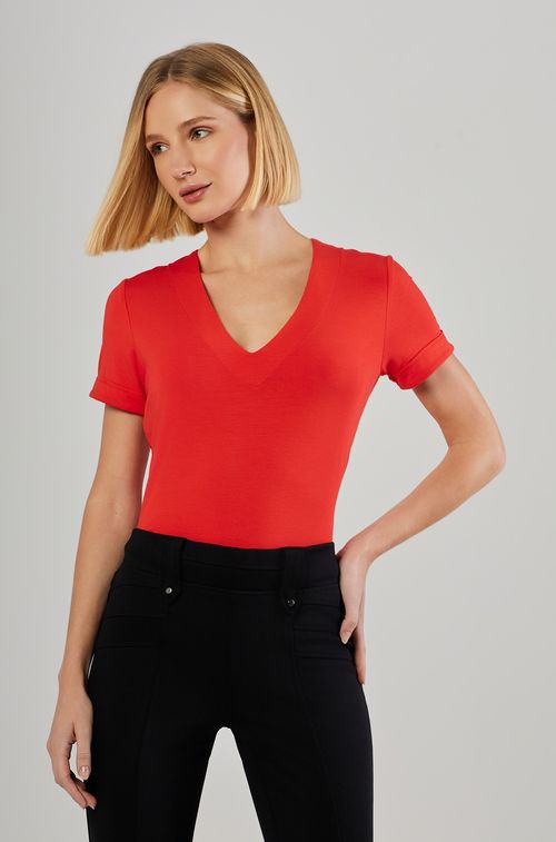 Blusa Milão Orange Basic