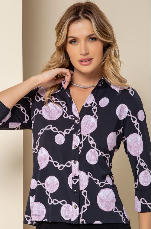 Camisa Sarah com Fumê