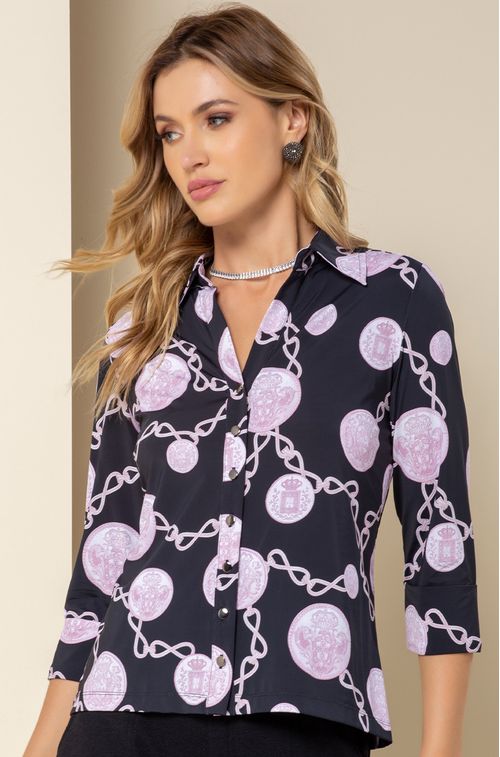 Camisa Sarah com Fumê