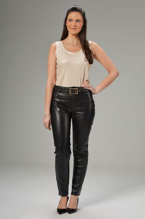Calça Couro Black