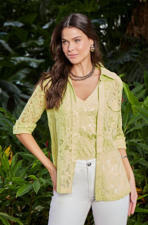 Camisa Renda Citron