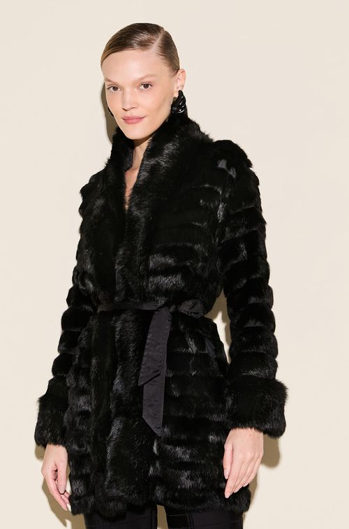 Trench Pele Black Double