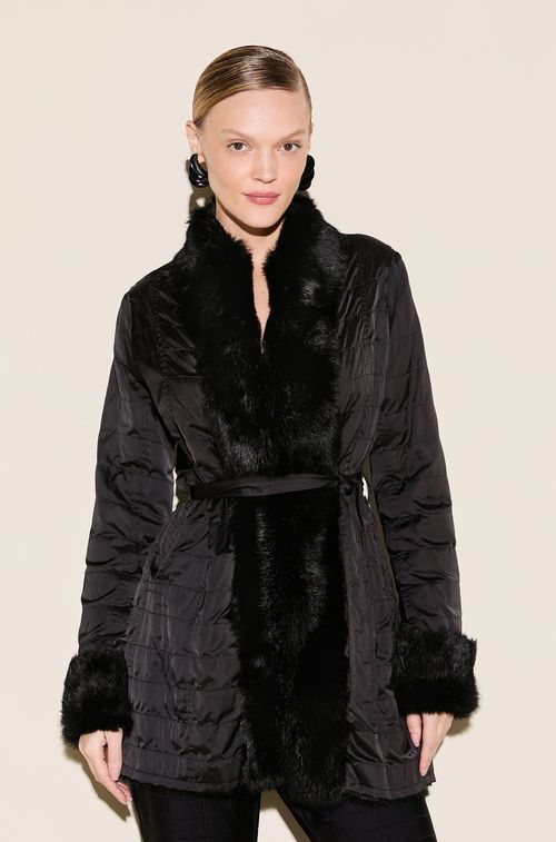 Trench Pele Black Double
