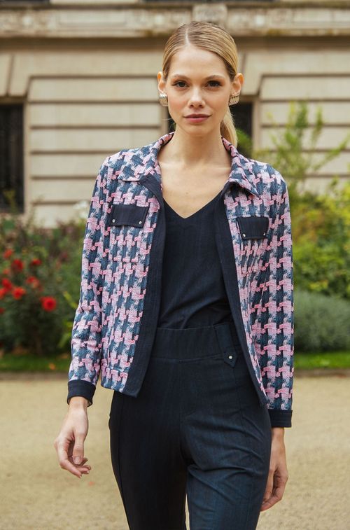 Top New Dark Jeans Pespontos