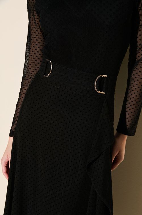 Saia Tule Black Pois