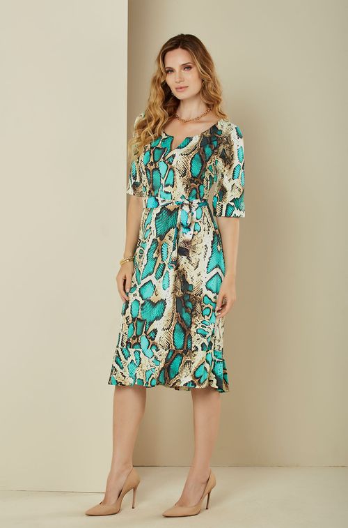 Vestido Olivia Turquoise