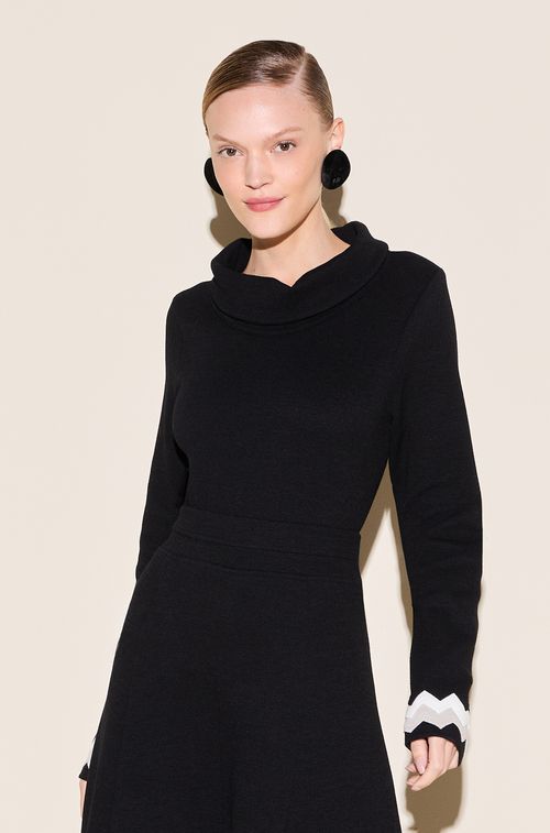 Blusa Paris Black com Bicolor
