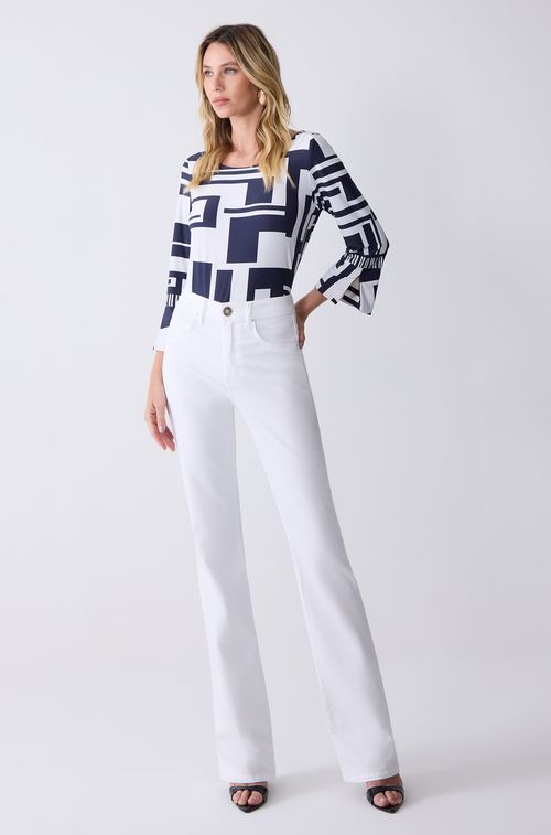 Calça White Peletizada Cristal