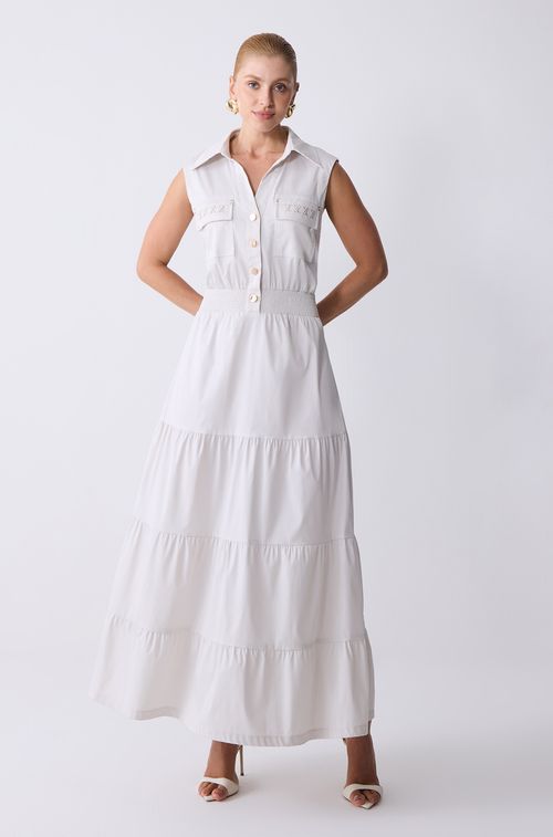 Vestido Viena Almond