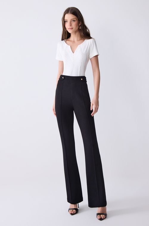 Calça Paris Black Spikes Gold