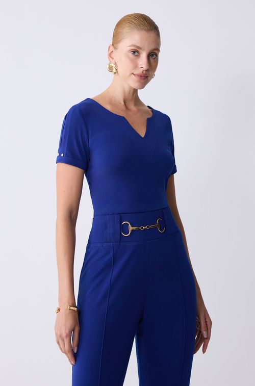 Blusa Crepe Safira