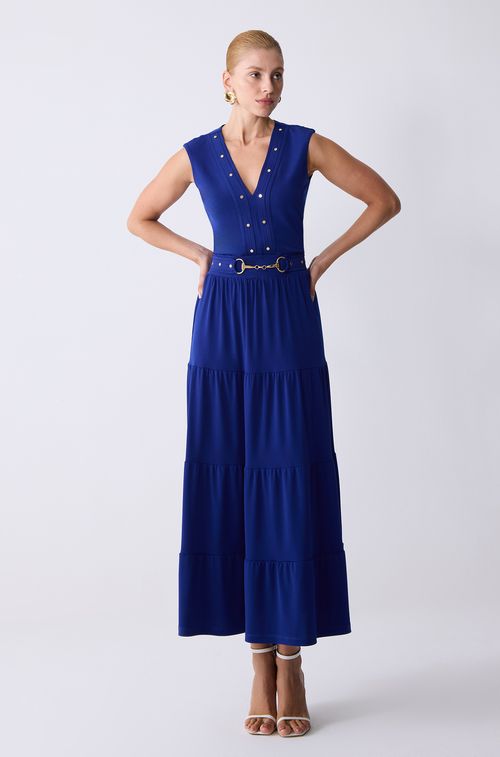 Vestido Crepe Safira