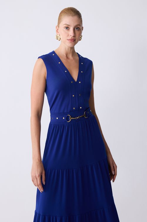 Vestido Crepe Safira