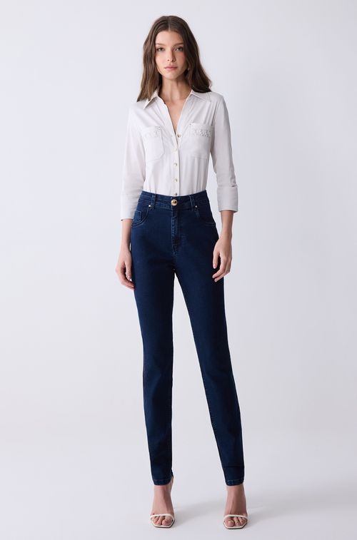 Calça Jeans Basic Cristal e Gold