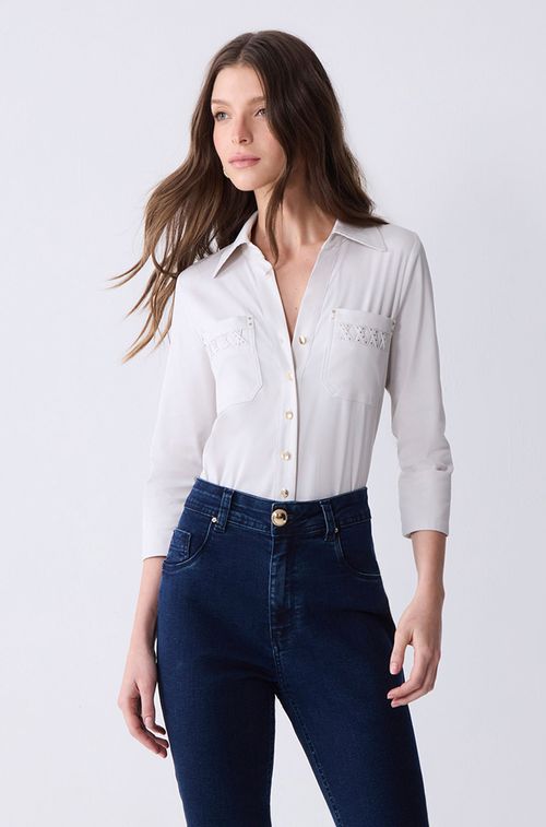 Camisa Viena Almond
