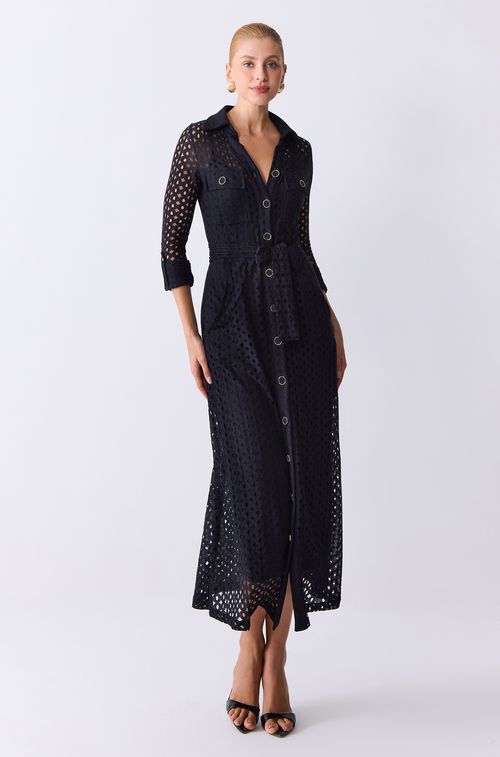 Vestido Black New Renda