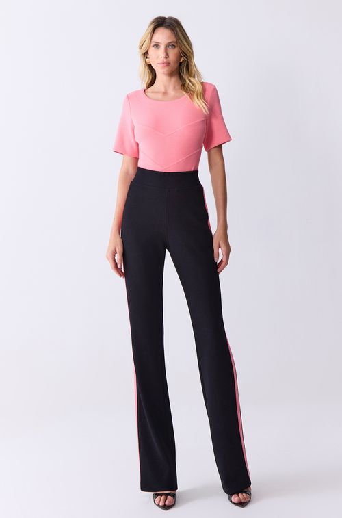 Calça Paris Black com Rosy