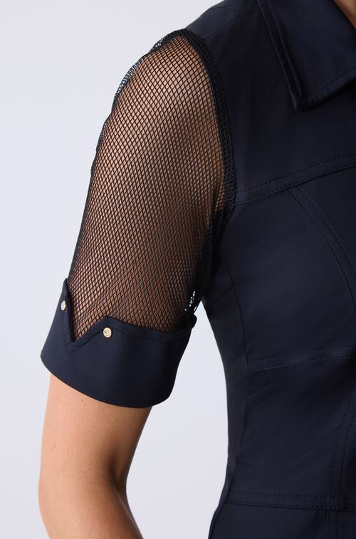 Jaqueta Black Mesh