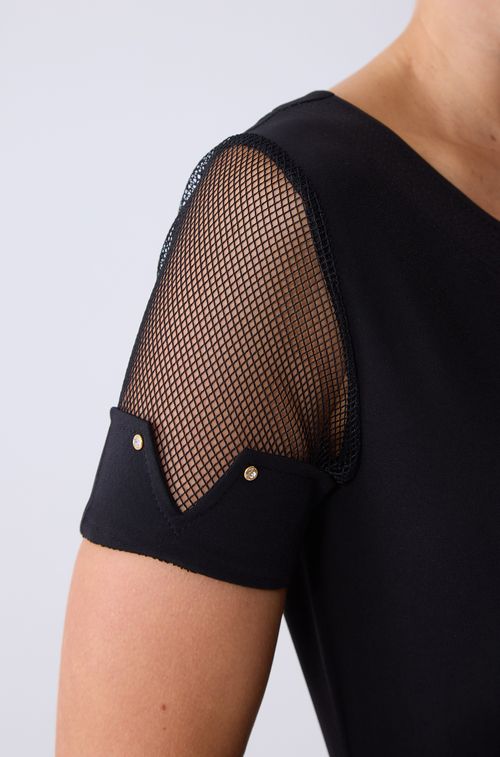 Blusa Black Mesh