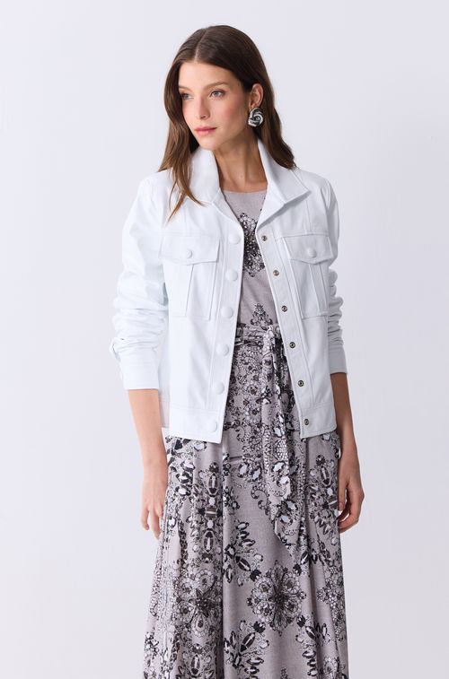 Jaqueta Couro White
