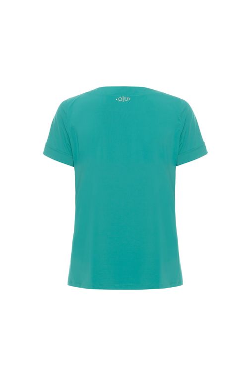 Blusa Basic Green com Gold
