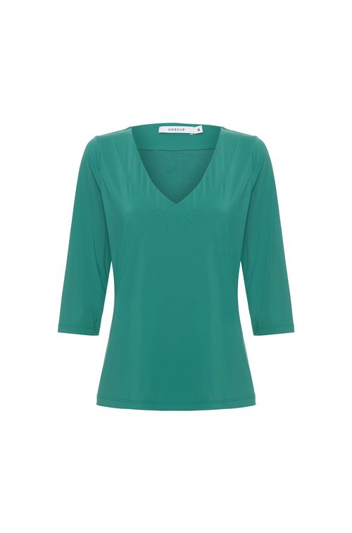 Blusa Basic Foliage com Manga