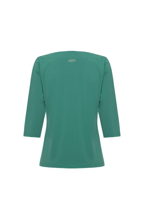 Blusa Basic Foliage com Manga