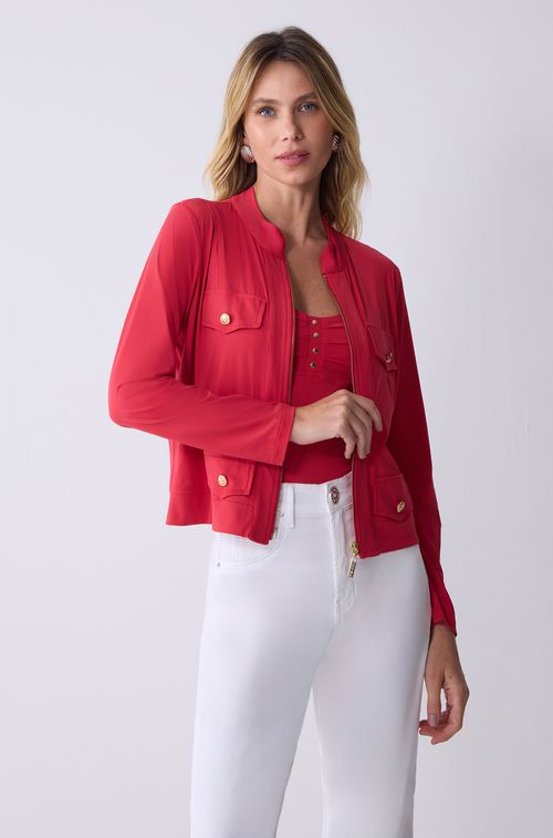 Jaqueta Red Botoes Gold