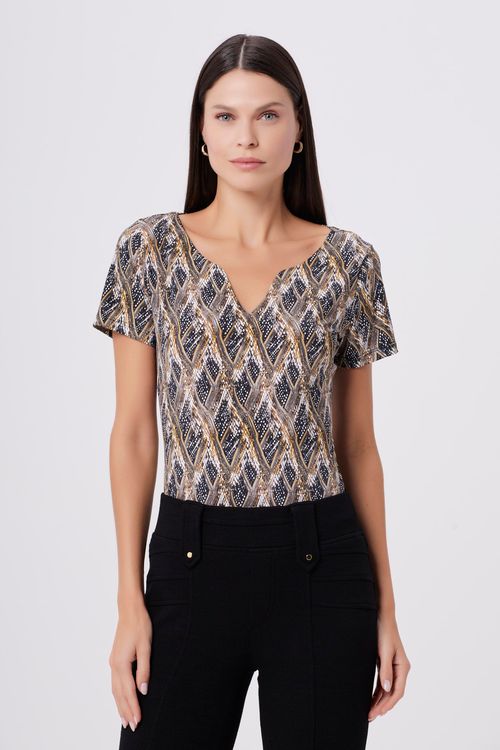 Blusa Derek Snaker Mel