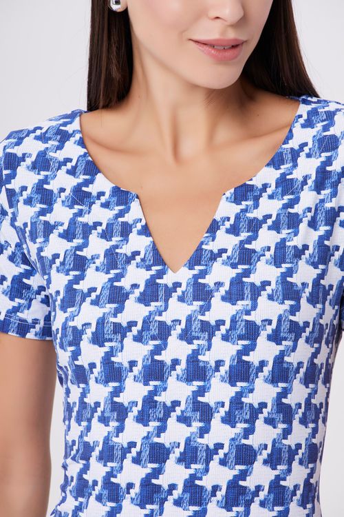 Blusa Derek Tweed Carbone