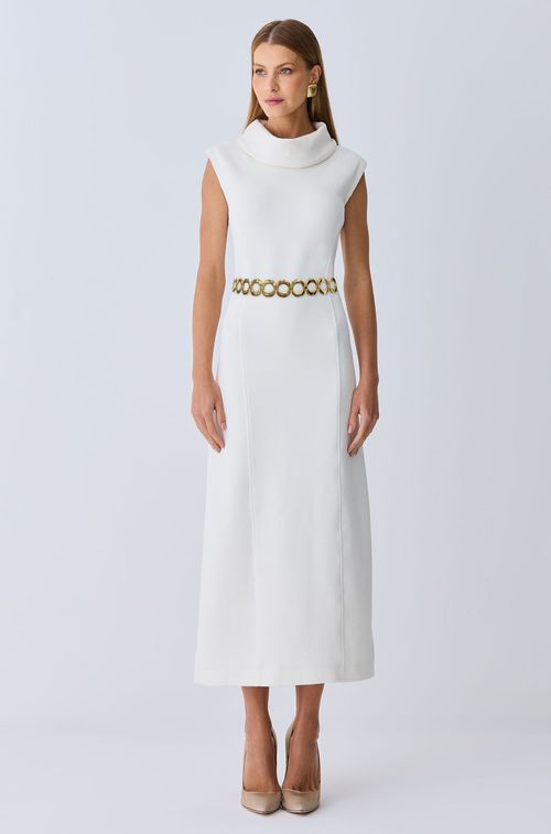 Vestido Paris Off Cinto Gold