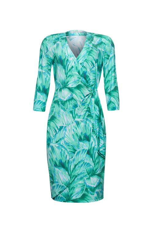 Vestido Wrap Pincel Green