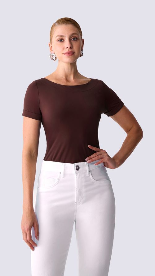 Blusa Basic Brown